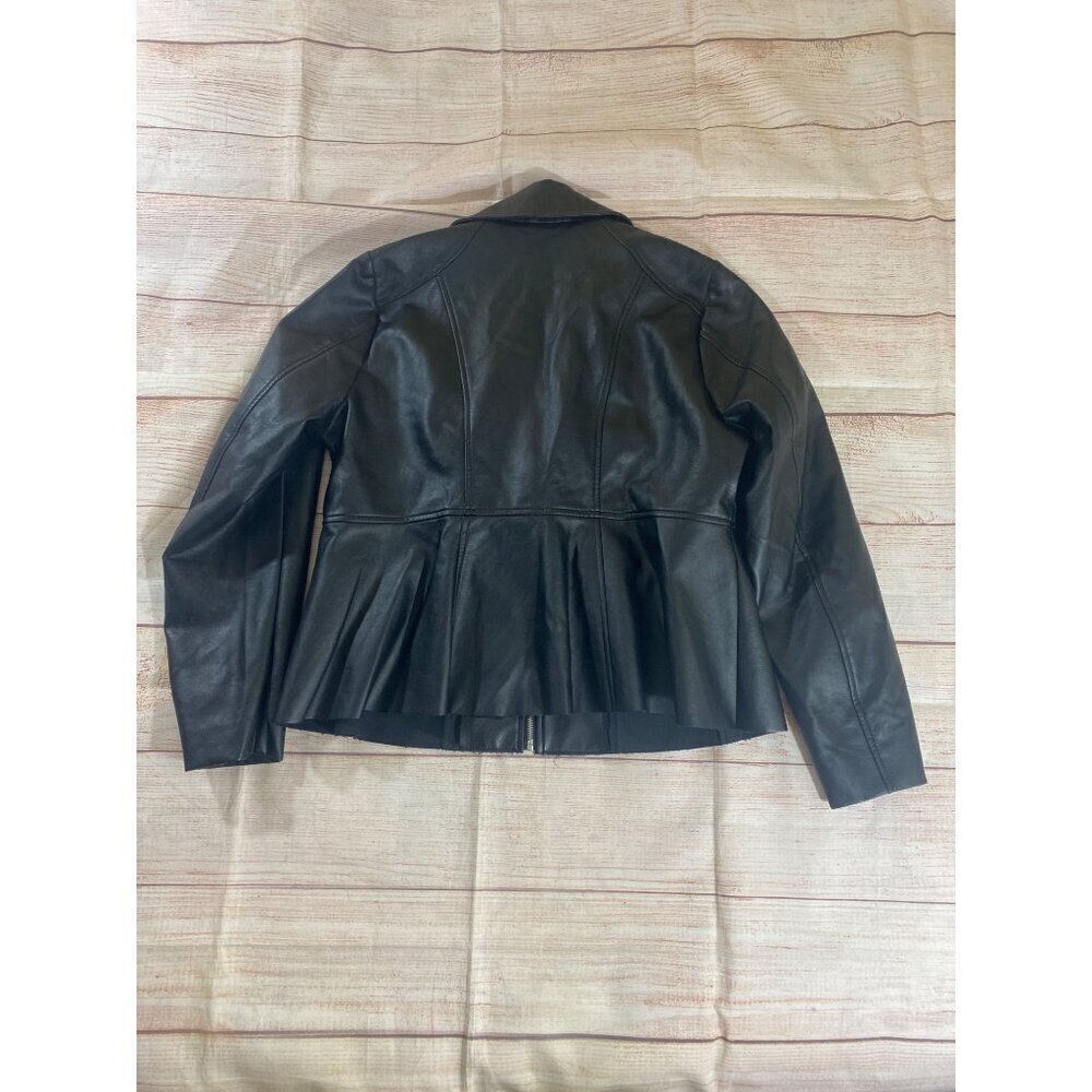 Torrid Women's Black Faux Leather Full Zip Jacket - 0 (Medium) - Picture 13 of 13